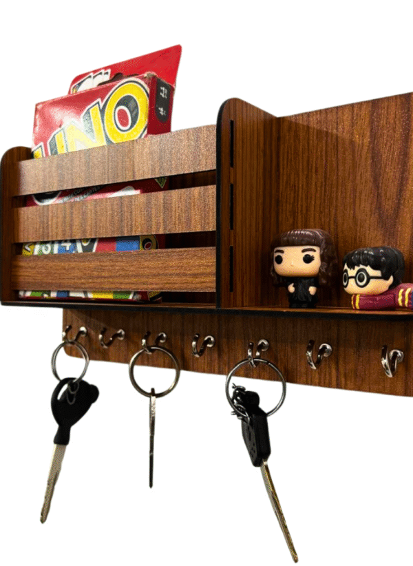 Kufi Studio Wall Mounted Key Holder Organizer  (10x5 Inch) - Image 5