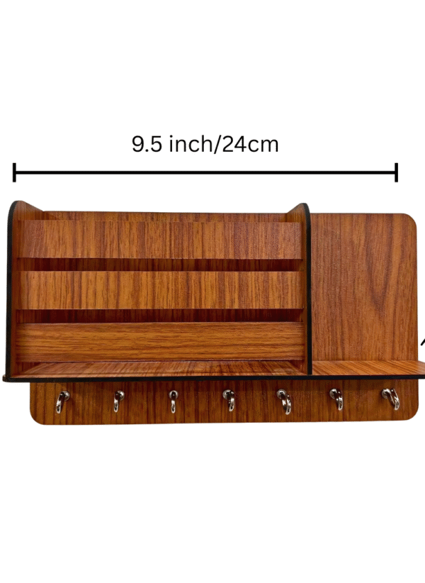 Kufi Studio Wall Mounted Key Holder Organizer  (10x5 Inch) - Image 7