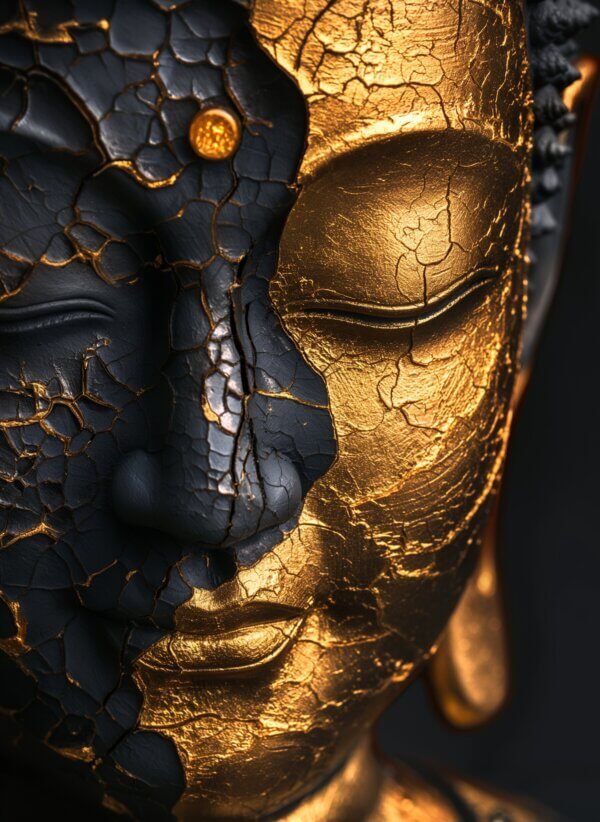 ufi Studio Buddha Art Canvas Painting 13x17 Inch Framed Wall Art for Bedroom, Living Room & Home Decor | Buddha Canvas for Office and Meditation Spaces - Image 4