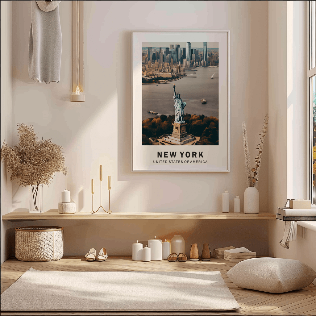 New York – USA Framed Wall Art (10x12 inch) - Image 2